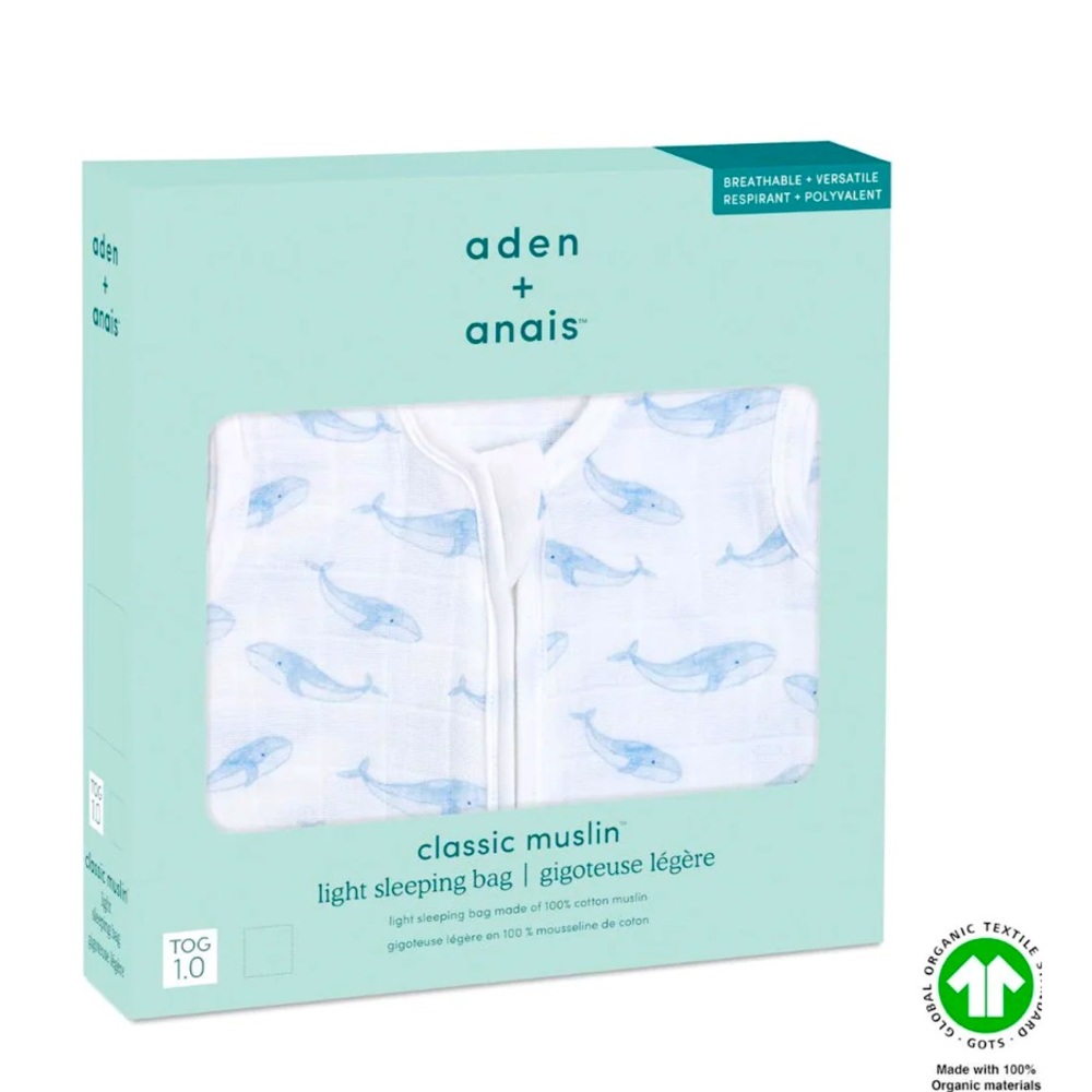 HALO+Aden&Anais Classic Muslin 18-36 month sleep sack 1.0 Tog